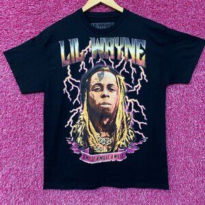 Reason Lil Wayne A Milli Lightning Black T-Shirt Large